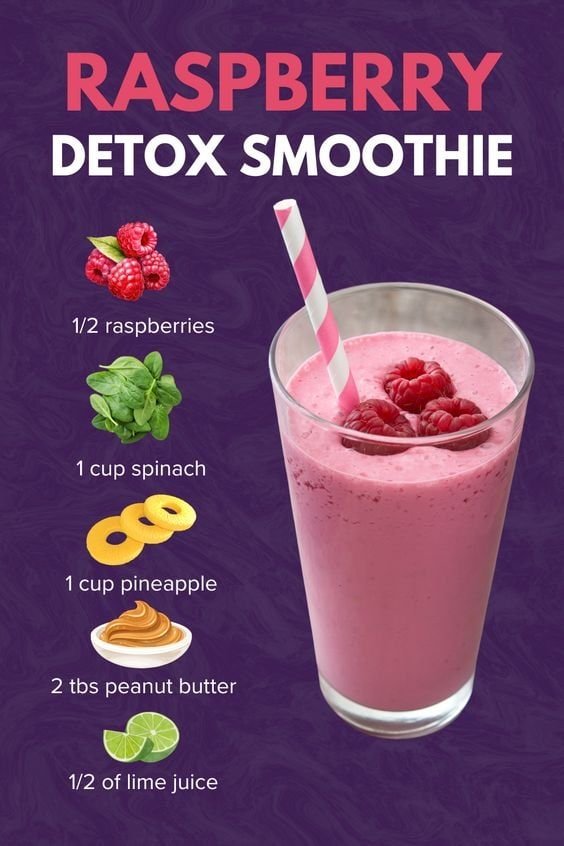 Raspberry Detox Smoothie — Refreshing & Nutrient-Rich Recipe 1 5 29