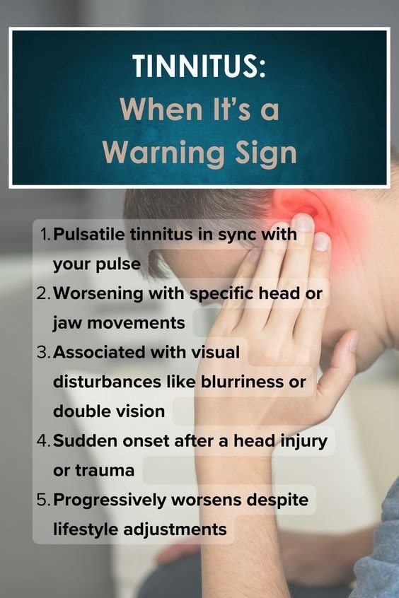 Tinnitus Warning Signs: When Ringing in the Ear Needs Attention 1 1 1