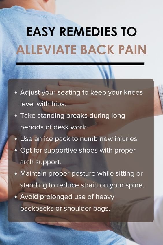 Easy Remedies to Alleviate Back Pain Naturally & Safely 1 2