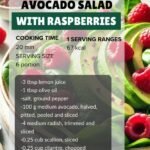 Avocado Salad with Raspberries – Light, Fresh & Healthy 6
