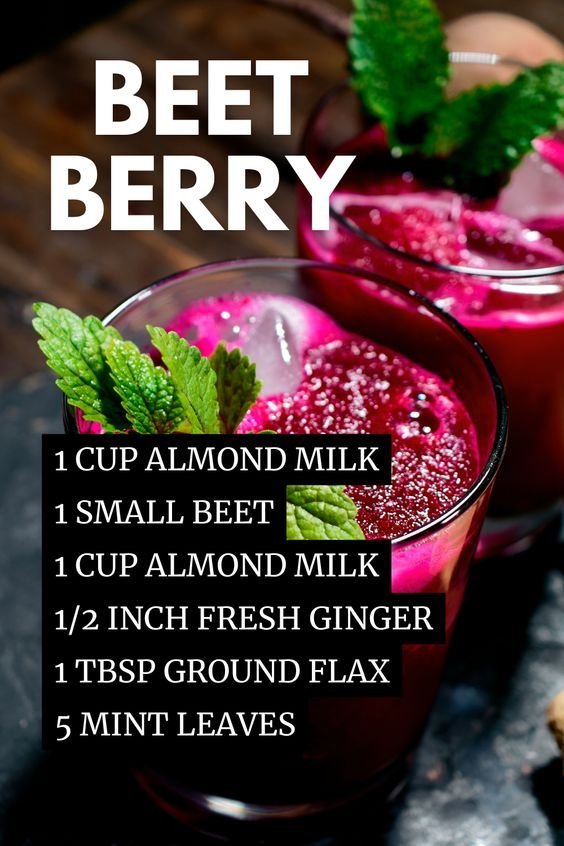 Beet Berry Smoothie for Energy, Digestion & Glow 1 6 21