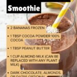 Banana Chocolate Smoothie (Creamy & Naturally Sweet) 9